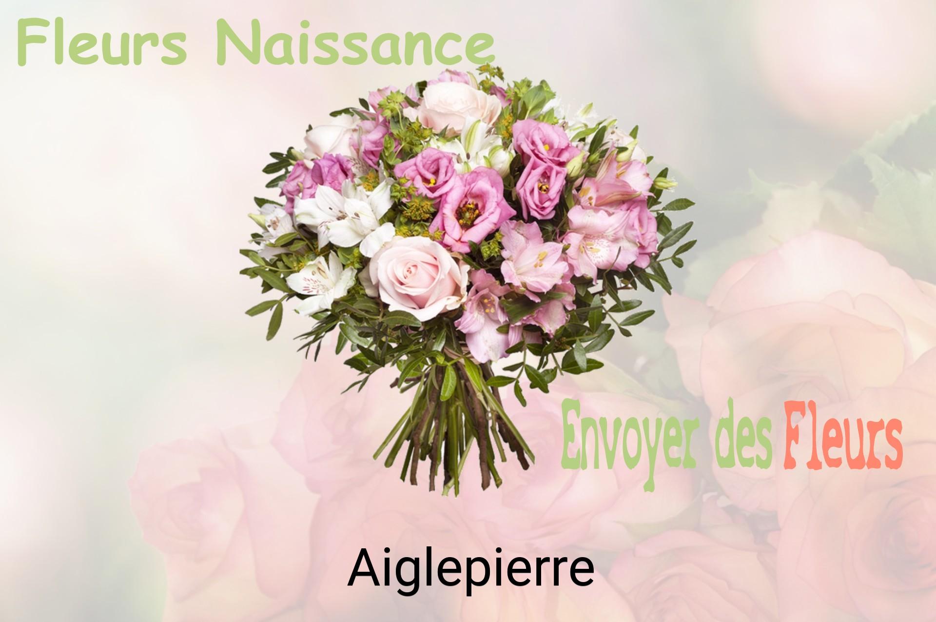 Bouquet de fleurs de naissance livré à Aiglepierre